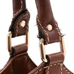 Diamante Medium Sukey Tote Brown