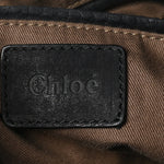 Nubuck Calfskin Medium Marcie Satchel Black