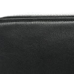 Textured Dollar Calfskin Medium Ophidia Shoulder Tote Bag Black