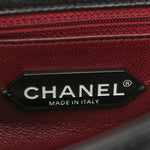 Aged Calfskin Quilted 2.55 Reissue Mini Hanger Flap Black