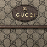 GG Supreme Monogram Neo Vintage Web Belt Bag Brown