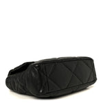 Goatskin Quilted Large Chanel 19 Flap Black