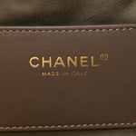 Suede Quilted Mini Chanel 25 Handbag Dark Grey