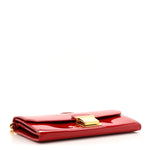 Vernice Madras Wallet On Chain Rosso