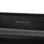 Patent Calfskin Quilted Boy Wallet On Chain WOC Black
