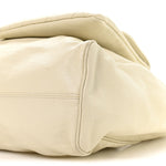 Glazed Caviar Reissue Double Pocket In the City Tote White