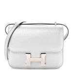 Metallic Chevre Chamkilight Constance 18 Argent