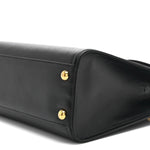 Saffiano Soft Calfskin Large Tote Black