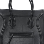 Supple Calfskin Medium Phantom Luggage Black