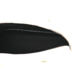 Calfskin Logo Crocodile Embossed Mini Ville Top Handle Bag White Black