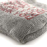 Crystal Wanglock Mini Shopper Silver