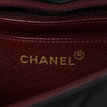 Lambskin Quilted Small Single Flap Black