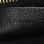 Grained Calfskin Large Star Tote Black