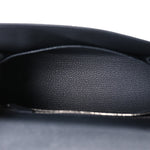 Epsom Tadelakt Chevre Mysore Casaque Etoilee Kelly Sellier 25 Ardoise Black Vert Peppermint