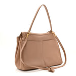 Smooth Calfskin Medium Rodeo Top Handle Handbag Latte