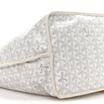 X PEANUTS Goyardine Reversible Anjou GM White