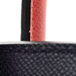 Epsom Horseshoe Birkin 35 Bleu Saphir Flamingo