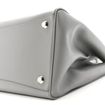 Smooth Calfskin Hampton Carry All Bag Grey