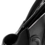 Drummed Calfskin Micro Luggage Black