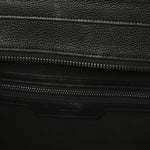 Drummed Calfskin Mini Luggage Black