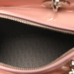 Patent Cannage Medium Lady Dior Light Pink