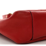 Calfskin Matelasse Medium GG Marmont Open Top Shoulder Bag Hibiscus Red