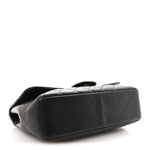 Caviar Quilted Jumbo Single Flap Black