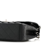 Caviar Quilted Small Double Flap Black