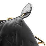 Lambskin Embossed Monogram Coussin MM Black