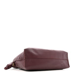 Nappa Medium Flamenco Knot Bag Dark Burgundy