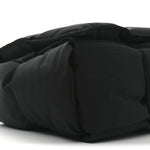 Nylon Intrecciato Padded Tech Maxi Cassette Bag Black