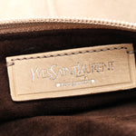 Suede Calfskin Small Hobo Beige