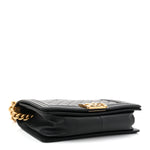 Caviar Quilted Medium Boy Flap Black