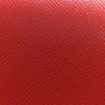 Grained Calfskin Small Trotteur Coquelicot