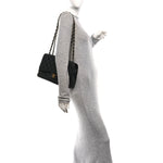 Caviar Quilted Jumbo Single Flap Black