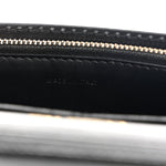 Calfskin J'Adior Wallet on Chain Pouch Black