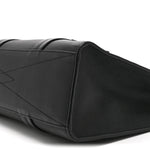 Grained Calfskin LV Aerogram Tote Black