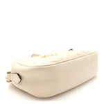 Calfskin Matelasse Small GG Marmont Chain Shoulder Bag White