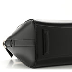 Shiny Lord Calfskin Mini Antigona Black
