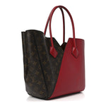 Calfskin Monogram Kimono Tote Cherry