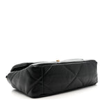Lambskin Quilted Medium Chanel 19 Flap Black