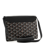 Goyardine Calfskin Chypre Wallet Pouch Black