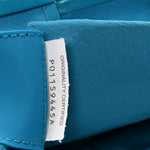 Paper Calfskin Maxi Intreccio Extra Mini Cassette Crossbody Bag Blue
