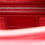 Patent Cannage Medium Lady Dior Red