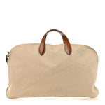 Natural Barenia Canvas Victoria Travel Briefcase Fauve