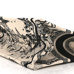 Canvas Embroidered Small Zodiac Toile De Jouy Book Tote Latte