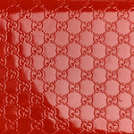 Patent Microguccissima Small Broadway Clutch Red