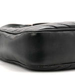 Calfskin Matelasse Monogram Lou Camera Bag Black