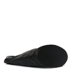 Santorini Lux Calfskin Y Drawstring Tote Black