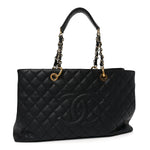 Caviar Quilted XL Grand Shopping Tote GST Black